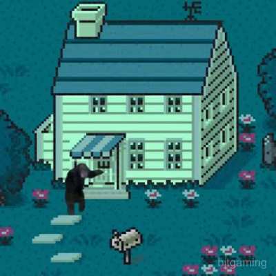Pokey Minch on his way to wake up Ness because he forgot his brother