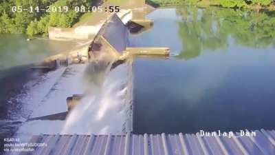 That's dam broke now