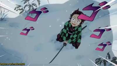 Nezuko after watching Jojo