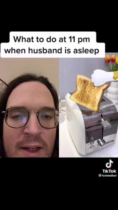 Wife when husband sleep