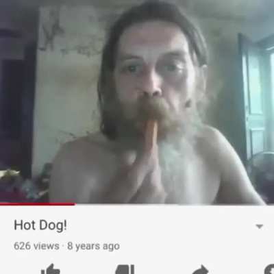 Moldy hot dog
