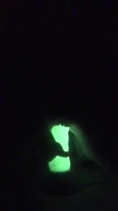 I have a new BIG toy and it glows in the dark!!! 🤩