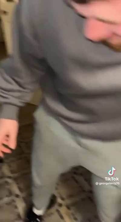 “Searching the fridge at an after-party”