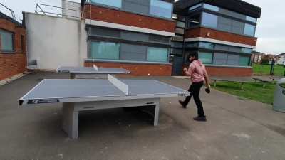 Table tennis is fun