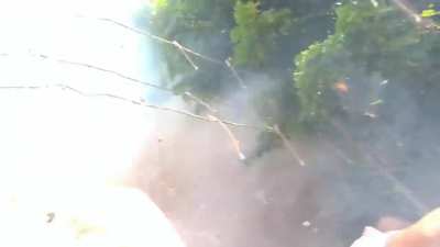 The yearly fireworks contest in San Severo, Italy