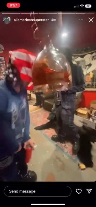 They goin hard