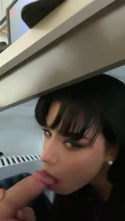Under the desk