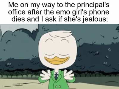 She wasn't