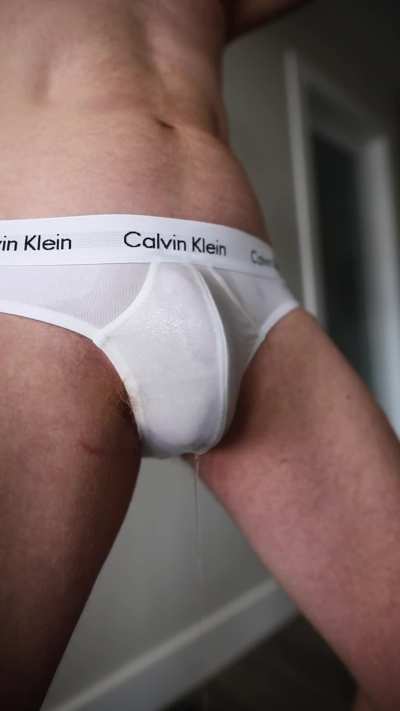 Pissing in my CK briefs
