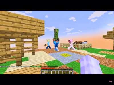 CREEPER! *explosion* AHH-