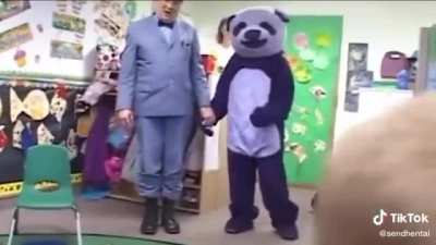 Purple panda