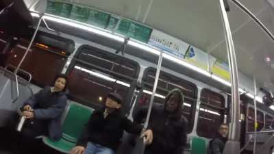 Karen gets maced on bus