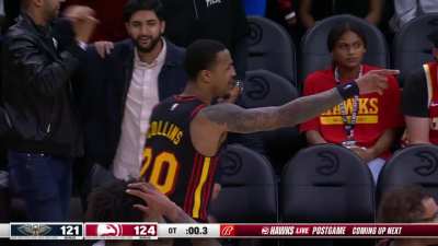 [Highlight] Hawks turn it over and Pelicans have a chance to force double OT with a three but Graham steps out of bounds