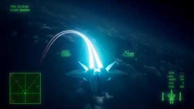 The YF-23 becomes a space fighter