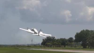 87 year old pilot makes gear-up landing AND go around AND lives!
