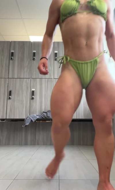 Midget with muscular body