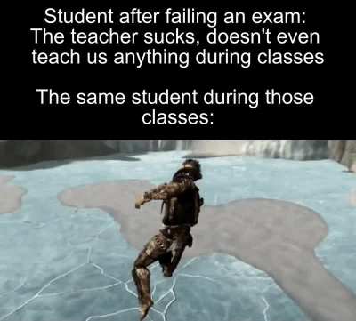 At least sit still
