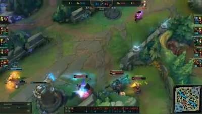 New to the game, this is my first Quadra kill as Annie