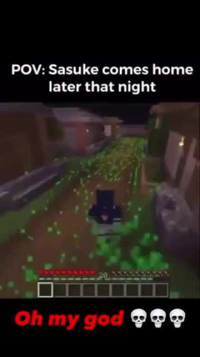POV: Sasuke comes home later that night
