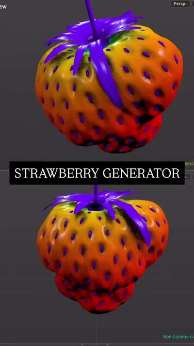 Strawberry Generator - Houdini