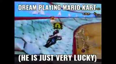 He is just lucky
