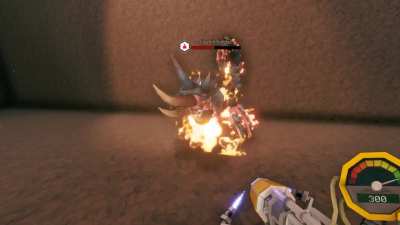 Stingtail slowly burning to death