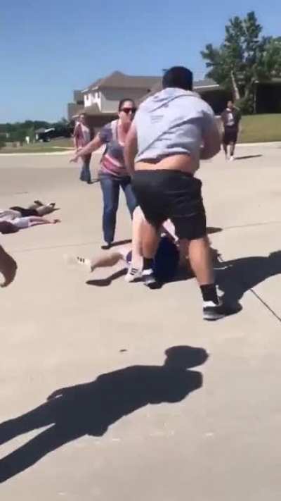 2 idiots try taking on a wrestler