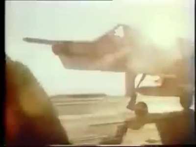An unusual ad for a car 1980s