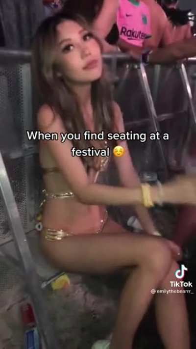 Going around almost naked