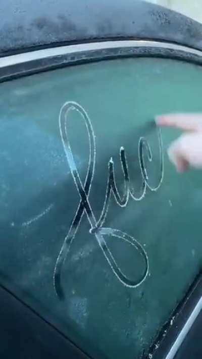 Cursive.