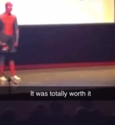He said the thing