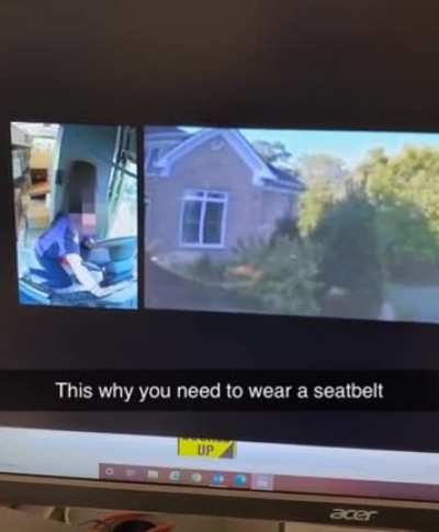 Nearly went straight into the house