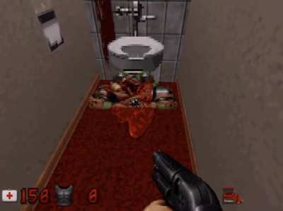 Is there a more memorable video game bathroom then this?