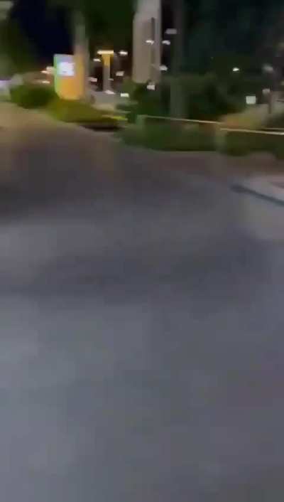 Ayalon Mall in Ramat Gan, Israel, impacted by missile