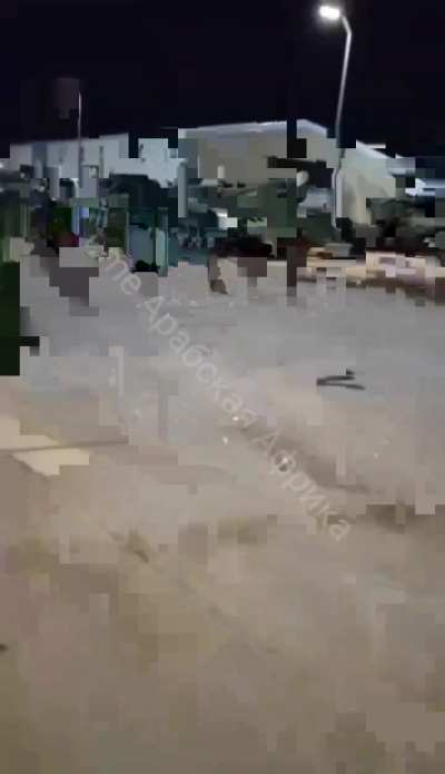 🇷🇺 🇱🇾 Local Libyan sources report that tanks were transferred to Haftar’s special forces brigade from the Russian Federation, and they were delivered by sea through the port of Tobruk