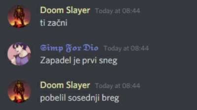 Dva tipa na discordu zapojeta 