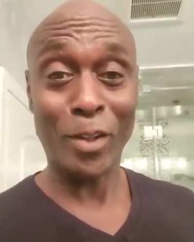 Lance Reddick's birthday message for Keanu