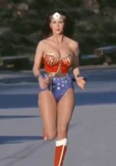 Linda Carter as wonder woman