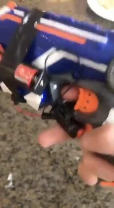 Just a regular nerf gun