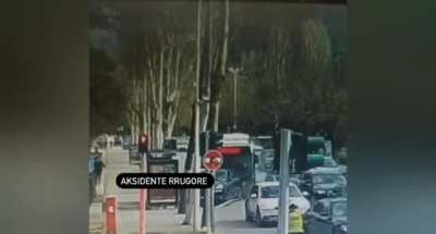 Busdriver causing a massive accident-Tirana