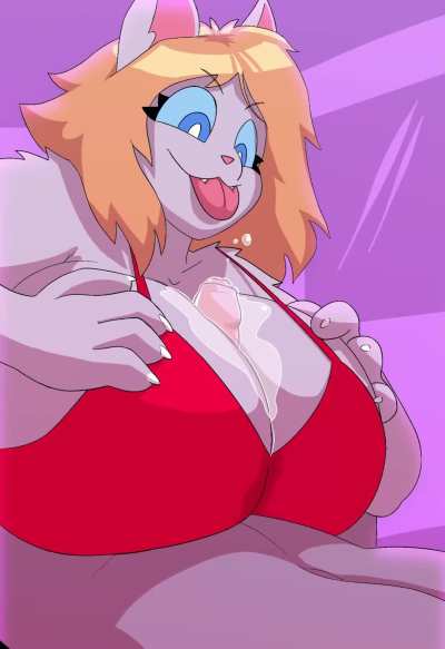 She loves feeling a warm thick cock in her cum covered titties heh~ [MF] (toafloast)