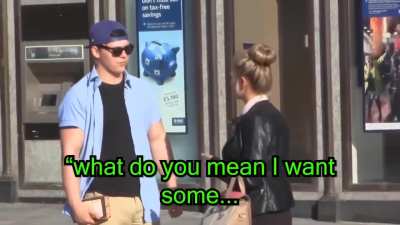 Prankster gets taught a lesson.