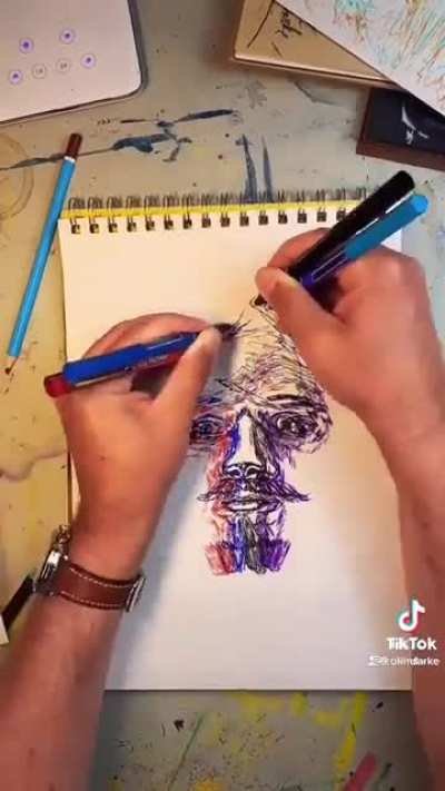 Ambidextrous drawing