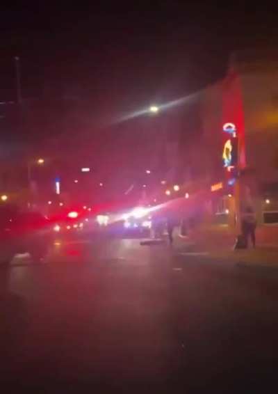 Man arrested after driving through tonight's protest in Minneapolis for Winston Smith's killing, hitting 3 protestors and killing 1