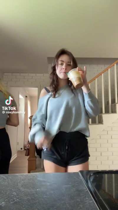 On her sister account 
