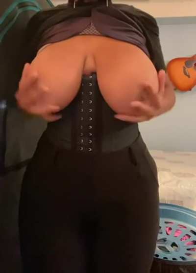 Are my stacked boobs your type?