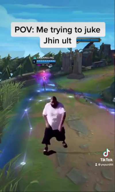 Trying to juke Jhin ult be like: