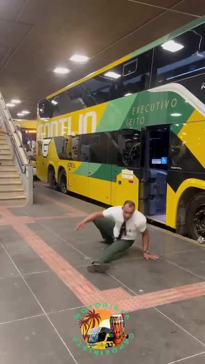 A bus driver who is also an expert in brazillian 
