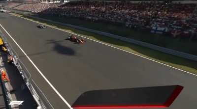 Flying F1 car