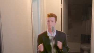 Rick Astley makes breakfast